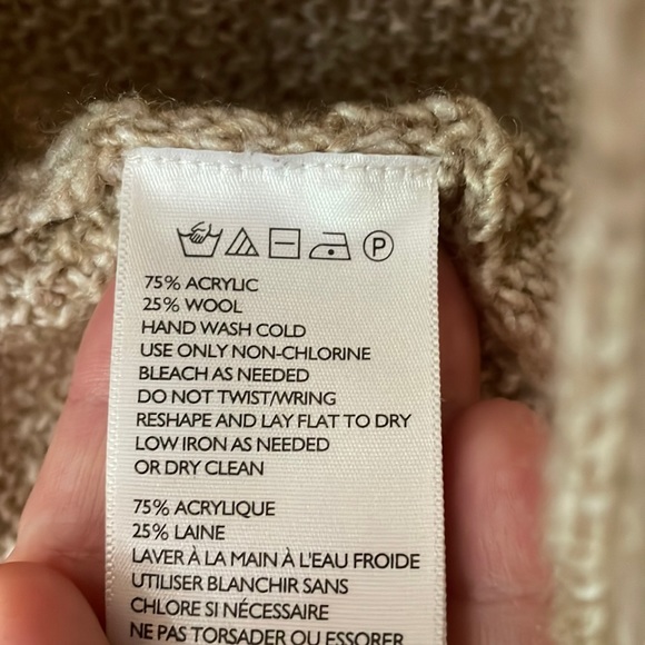 Anthropology Pins and Needles wool blend cardigan.  M - Picture 7 of 7